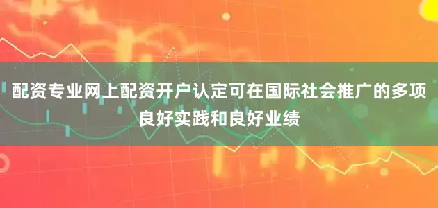 配资专业网上配资开户认定可在国际社会推广的多项良好实践和良好业绩